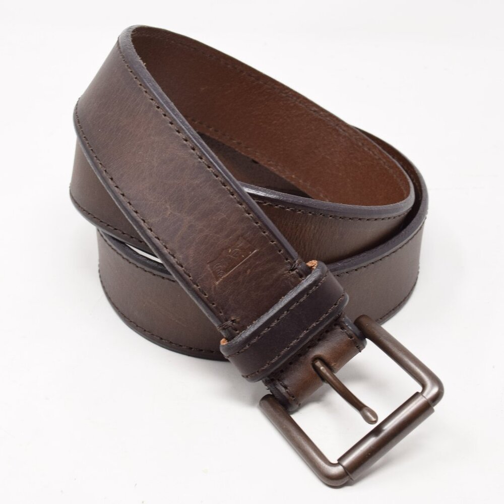 Levis Leather Belt Brown Men Pant Size 40 Casual Classic Neutral Minimal Career